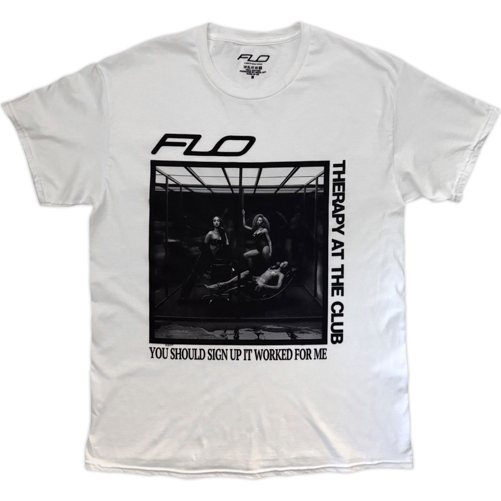 FLO - Therapy At The Club Heren Tshirt - Wit